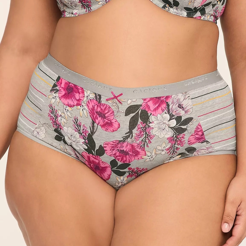 3 CACIQUE WOMEN'S PLUS COTTON FULL BRIEF SIZE  14-16 - Picture 6 of 7